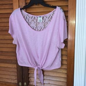 Purple lace top